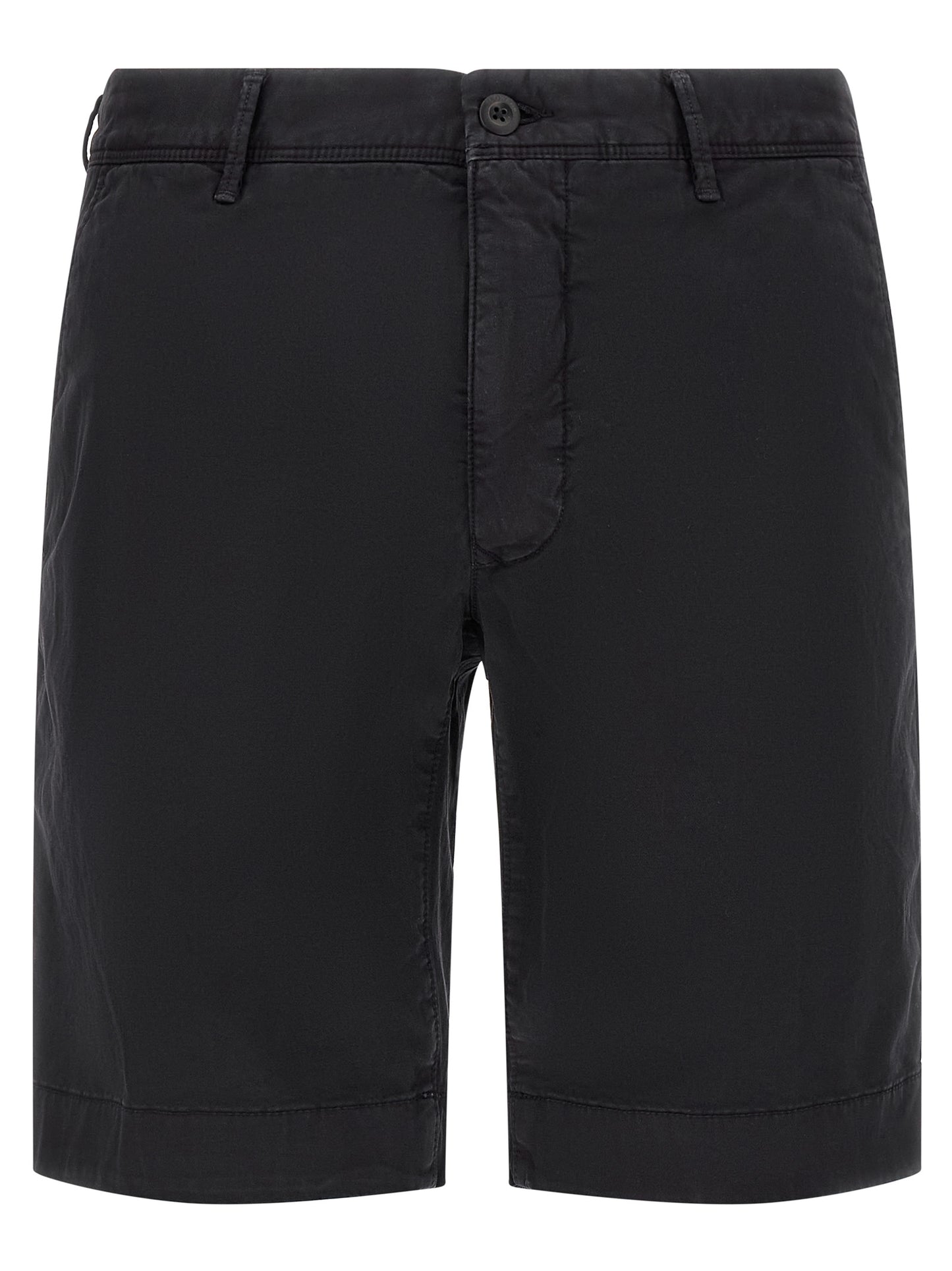 Incotex Men's Stretch Cotton Bermuda Shorts - Blue
