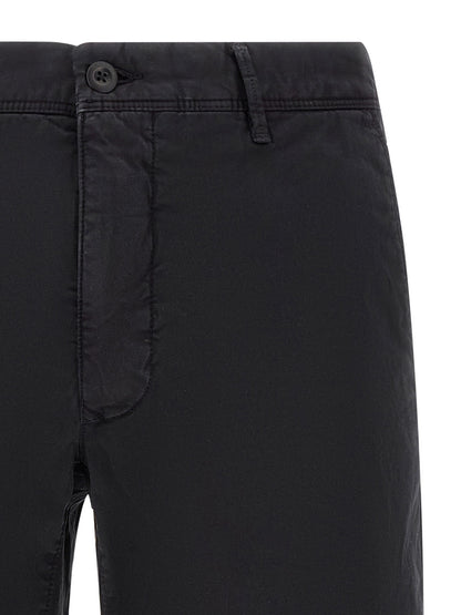 Incotex Men's Stretch Cotton Bermuda Shorts - Blue