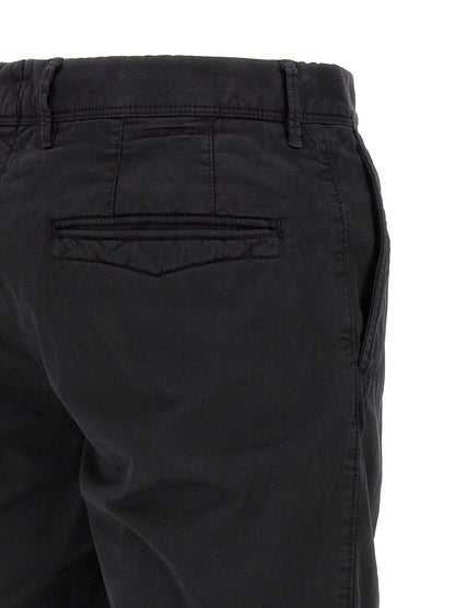 Incotex Men's Stretch Cotton Bermuda Shorts - Blue