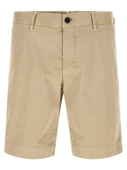 Incotex Men's Stretch Cotton Bermuda Shorts - Beige