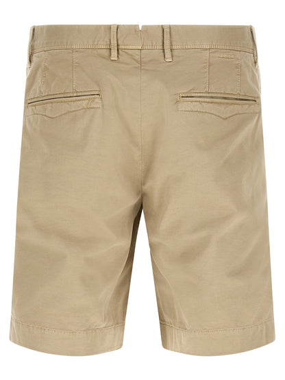 Incotex Men's Stretch Cotton Bermuda Shorts - Beige