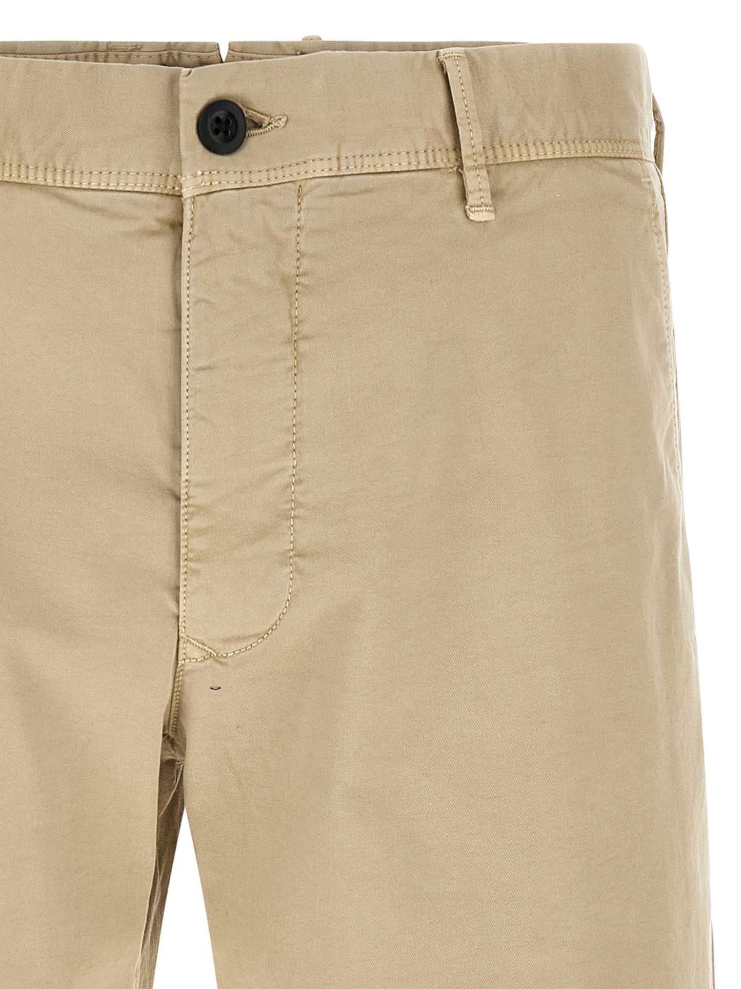 Incotex Men's Stretch Cotton Bermuda Shorts - Beige