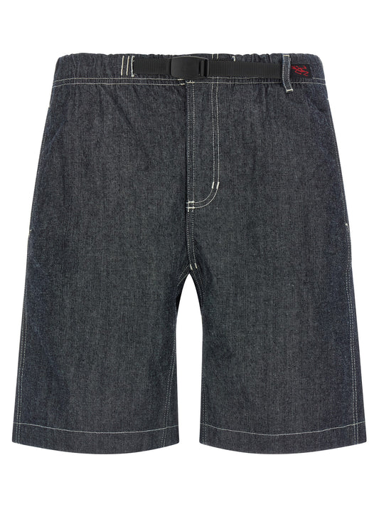 Gramicci Japanese Ribbon Men's Denim Cotton Shorts - Blue