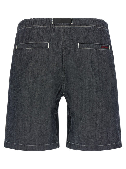 Gramicci Japanese Ribbon Men's Denim Cotton Shorts - Blue