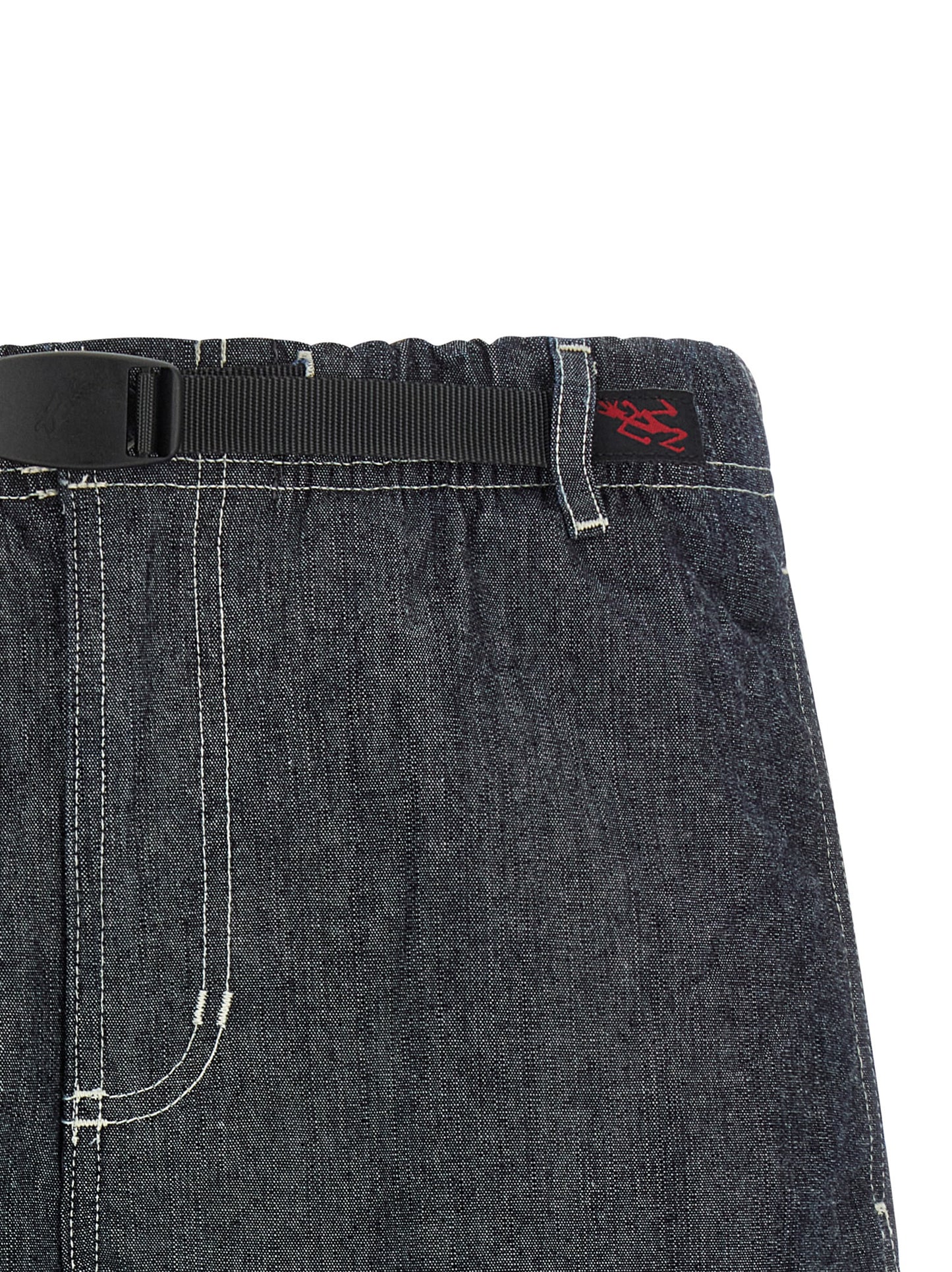 Gramicci Japanese Ribbon Men's Denim Cotton Shorts - Blue