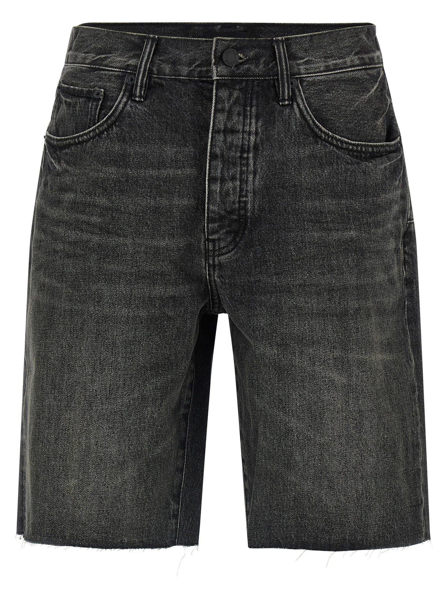 Denim Shorts by PURPLE for men in denim cotton black, purple & signature features an stylish relaxed-fit & wide with a short and , showcasing an stylish silhouette for a premium, high-fashion look.