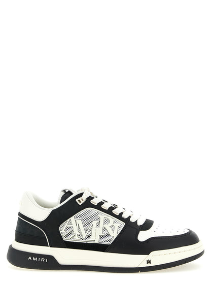 Amiri Men's Low Top Calfskin Leather Sneakers - Bicolour Black White