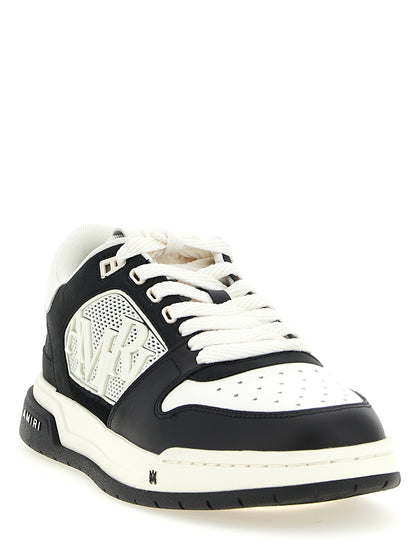 Amiri Men's Low Top Calfskin Leather Sneakers - Bicolour Black White