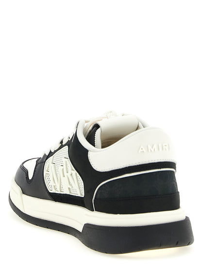 Amiri Men's Low Top Calfskin Leather Sneakers - Bicolour Black White