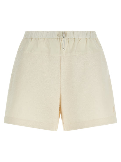 Moncler Women's Polyester & Nylon Bermuda Shorts - White