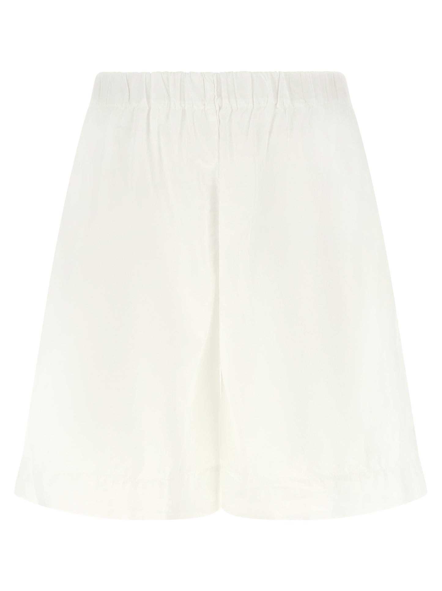 Bermuda Shorts by XACUS for women in cotton white features a eye catching relaxed-fit and short with a eye catching .