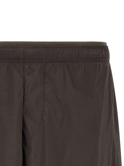 SATISFY Men's Wide Stretch Nylon Bermuda Shorts - Gray
