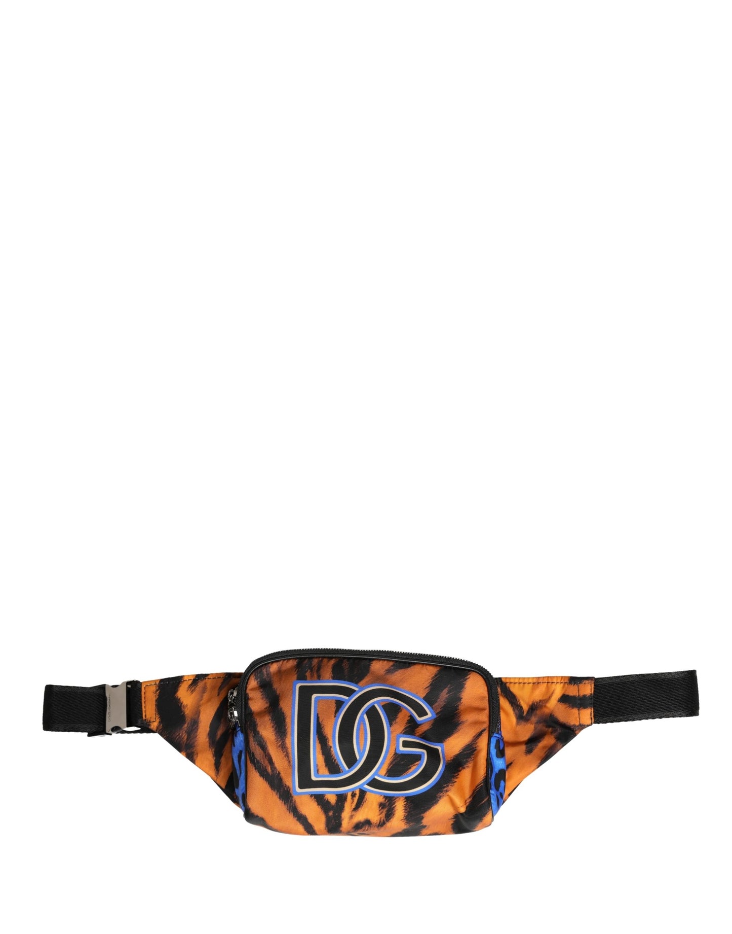 Fanny Pack Belt Bag by Dolce & Gabbana for men in calf leather blue, brown, silver & print presents a unrivaled Calf Leather Fanny Pack Belt Bag design, featuring a secure zipper, ample , and versatile belt-strap for a unrivaled finish.