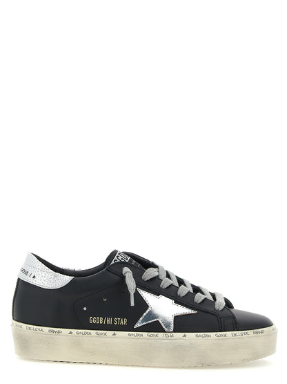 Sneakers by Golden Goose for women in cowhide & goat leather black features an versatile design from the Star Women's Chunky Cowhide & Goat Leather Sneakers collection, highlighting a versatile chunky style for a premium, high-fashion look.