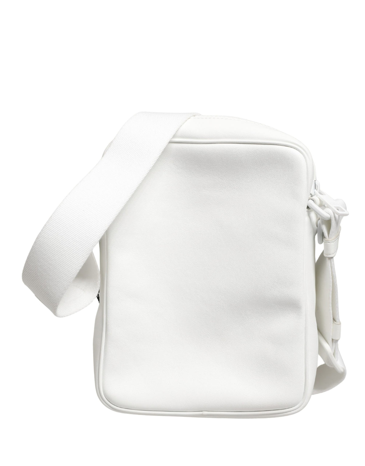 Dolce & Gabbana Polyester & Nylon 2-in-1 Shoulder Crossbody Convertible Handbag - White