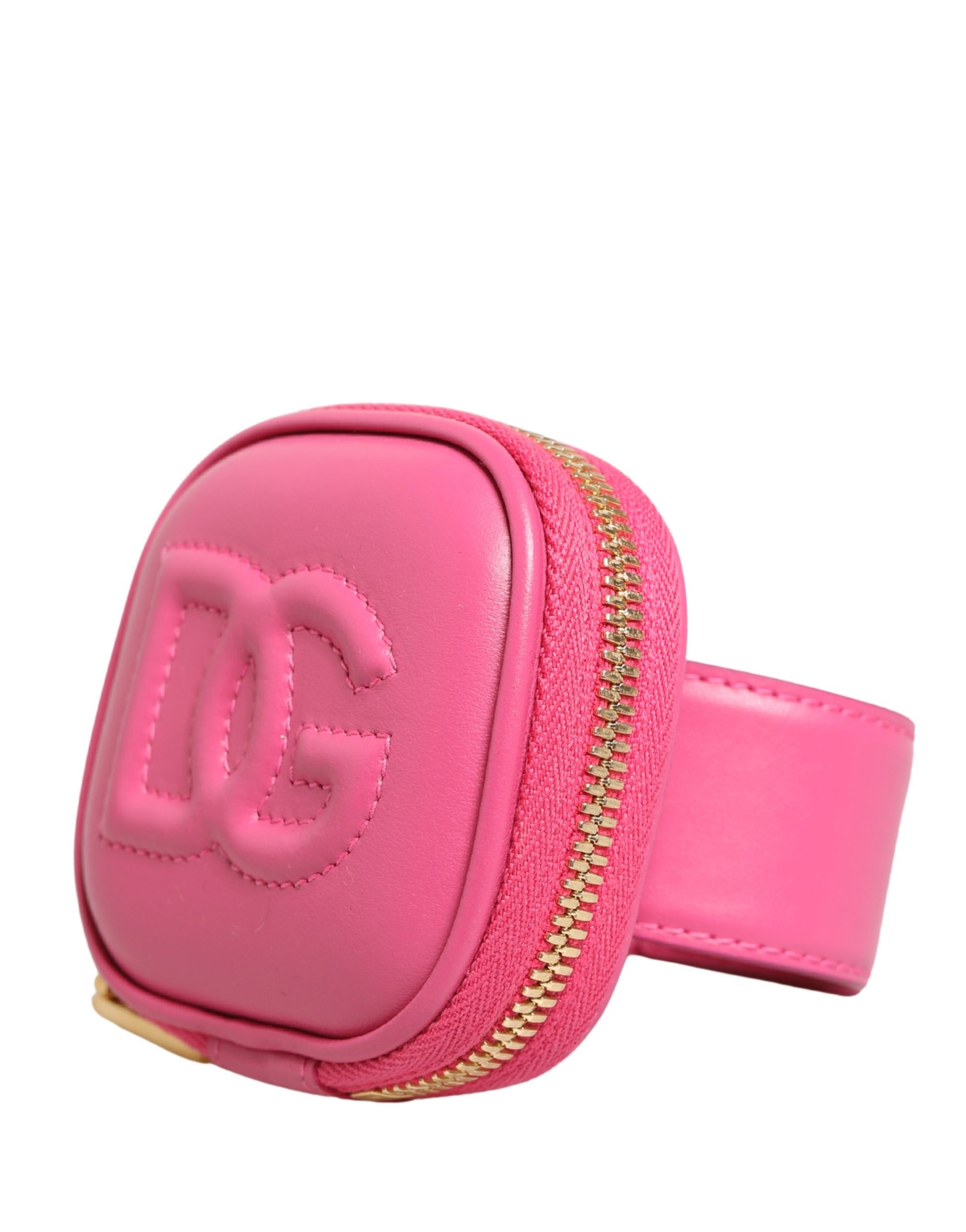 Wallet by Dolce & Gabbana for women in calf leather gold & pink presents a streamlined silhouette, showcasing the sophisticated design of the Calf Leather Wallet collection with functional .