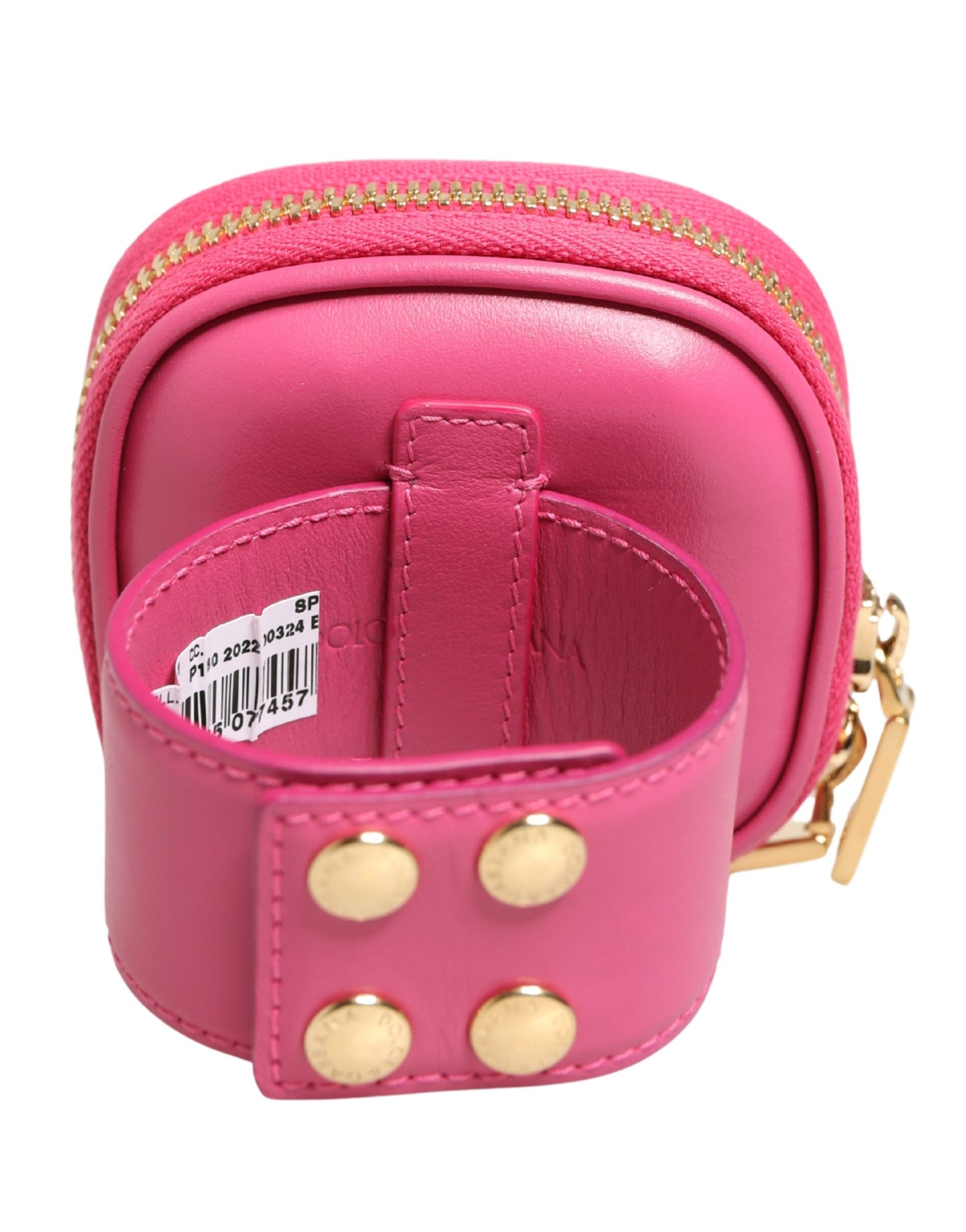 Wallet by Dolce & Gabbana for women in calf leather gold & pink showcases a refined silhouette, artfully capturing the essence of the refined Calf Leather Wallet design with functional .