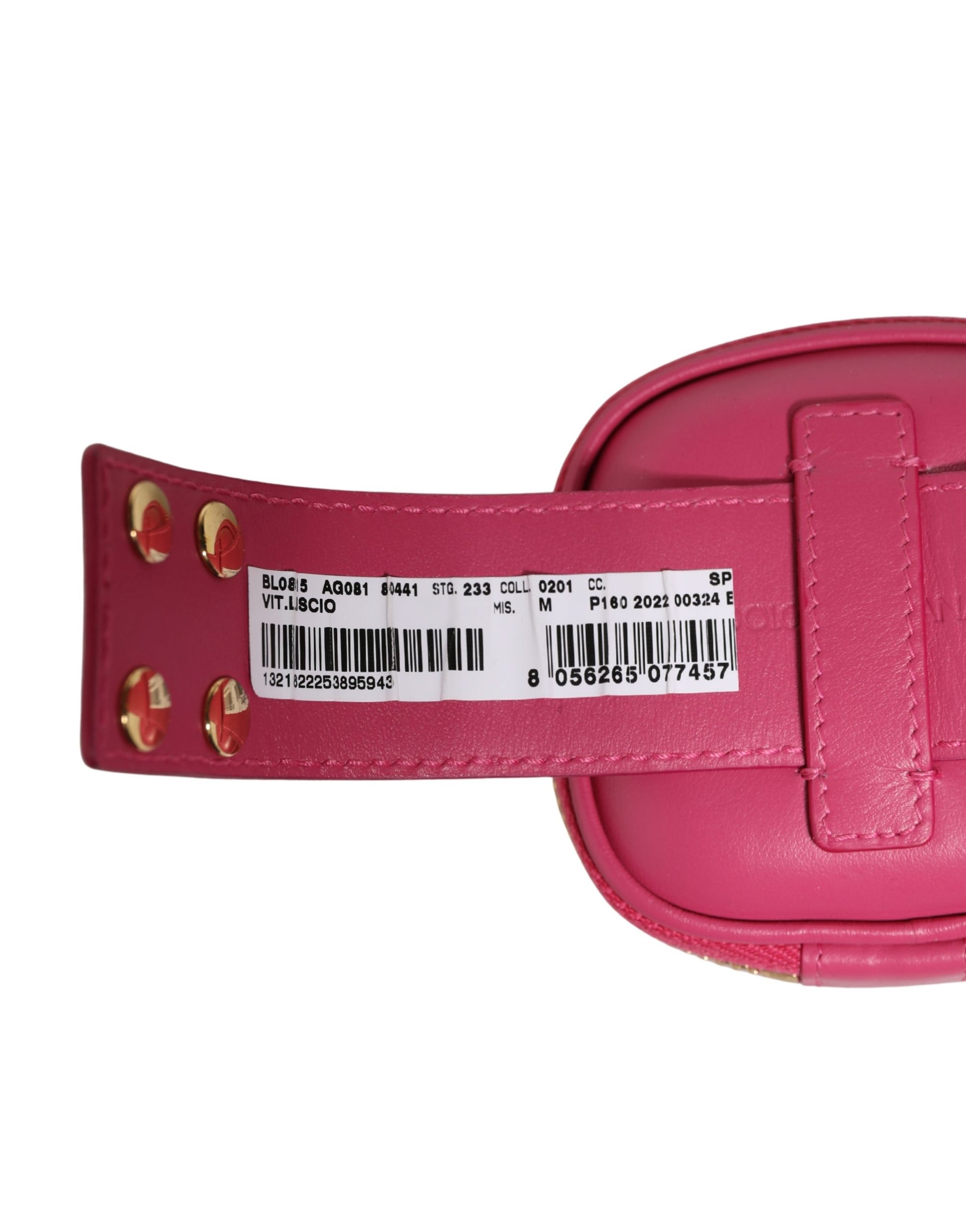 Wallet by Dolce & Gabbana for women in calf leather gold & pink showcases a discerning silhouette, artfully capturing the essence of Calf Leather Wallet with its functional .