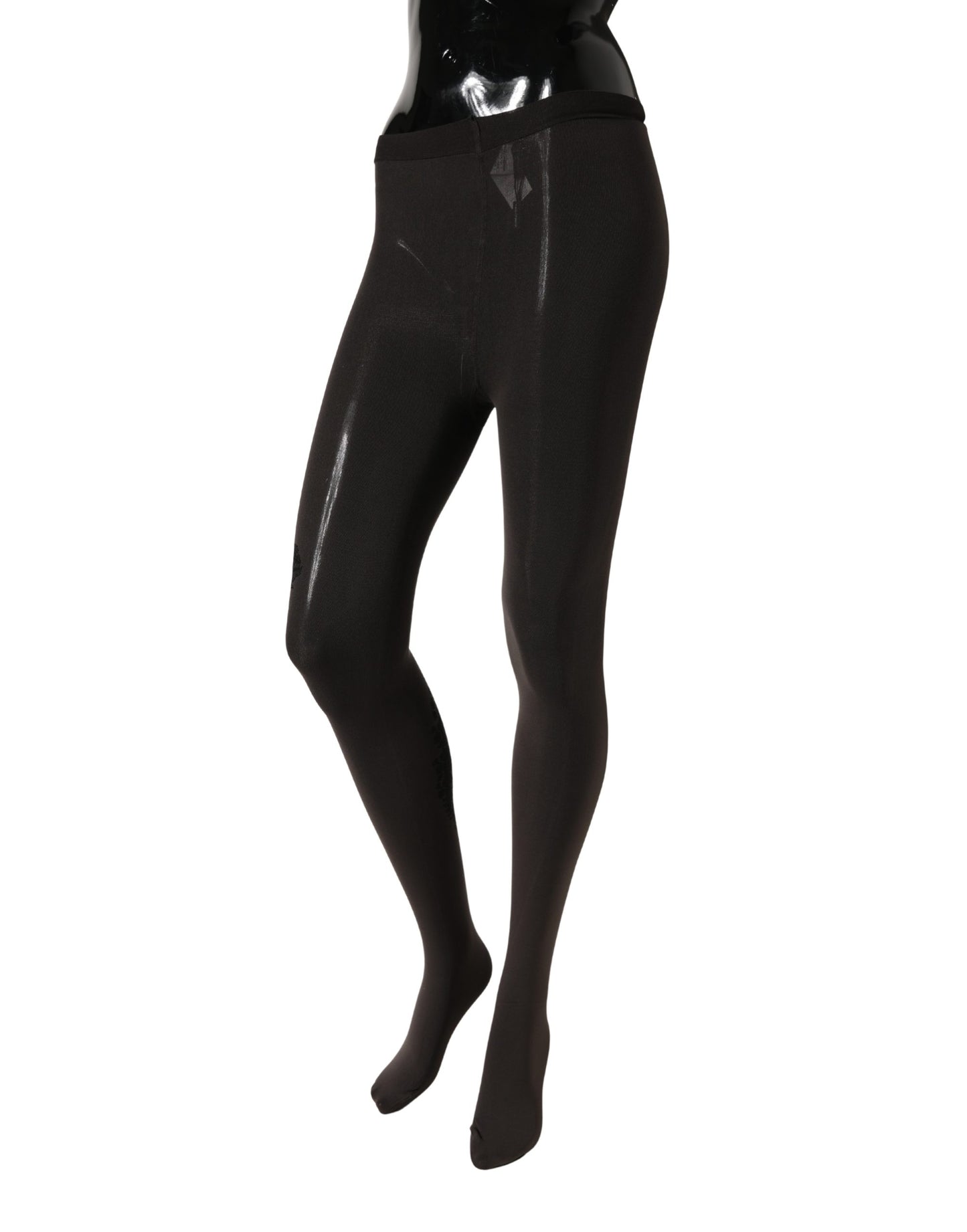 Dolce & Gabbana Black Nylon Tights Stocking Pantyhose Women Socks