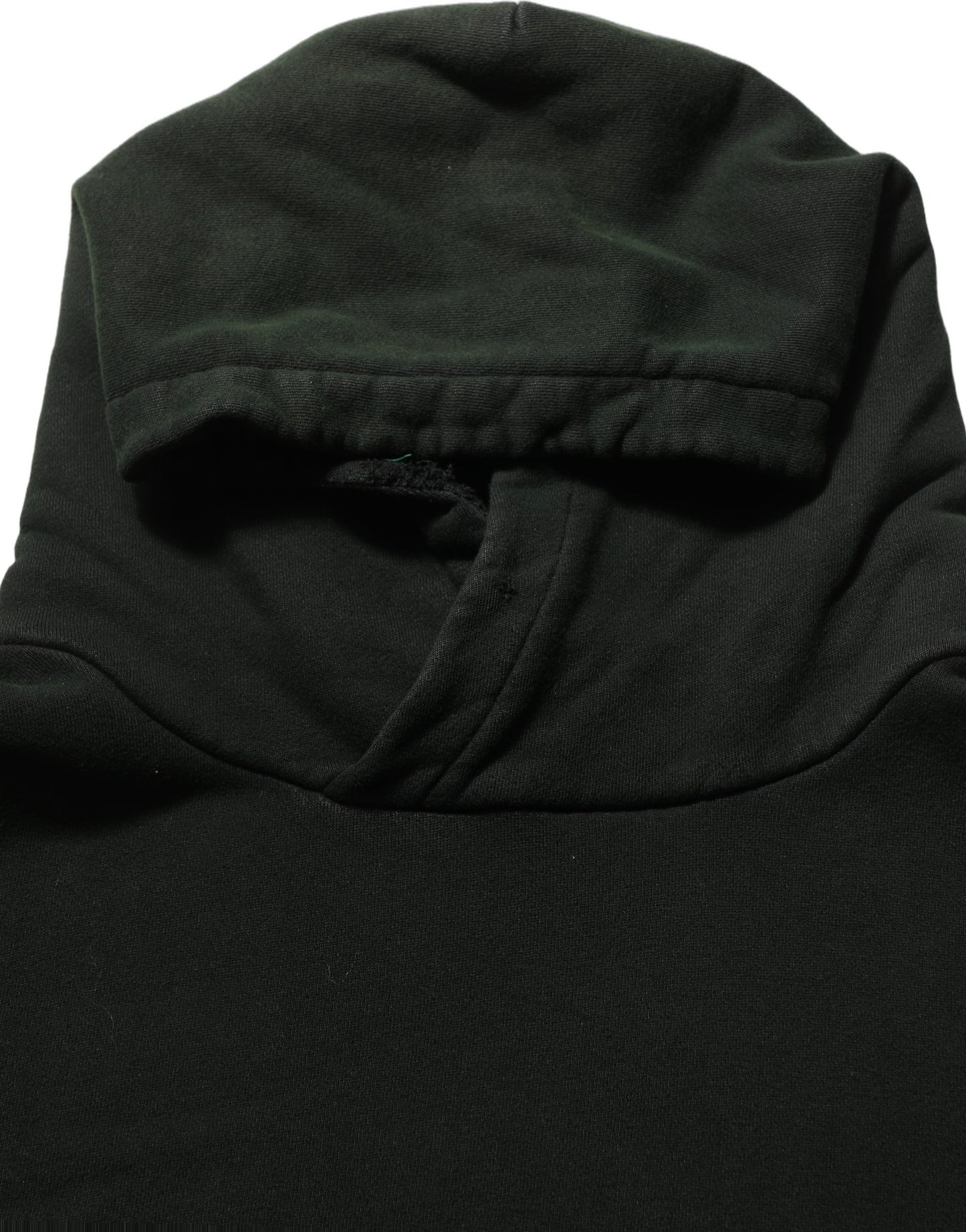 Dolce & Gabbana Black Cotton Hooded Men Sweatshirt Sweater