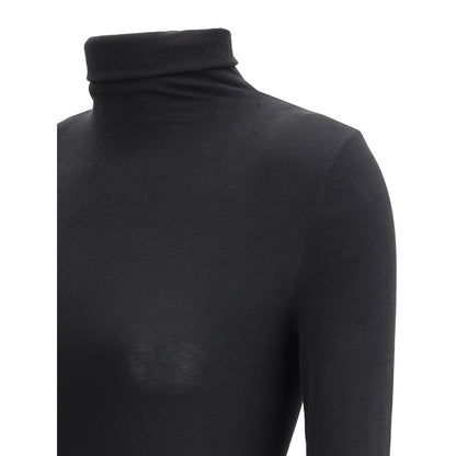 Bodysuit by Wolford for women in stretch polyamide cotton black & natural features an amazing silhouette, showcasing a design and amazing for a truly amazing fit.