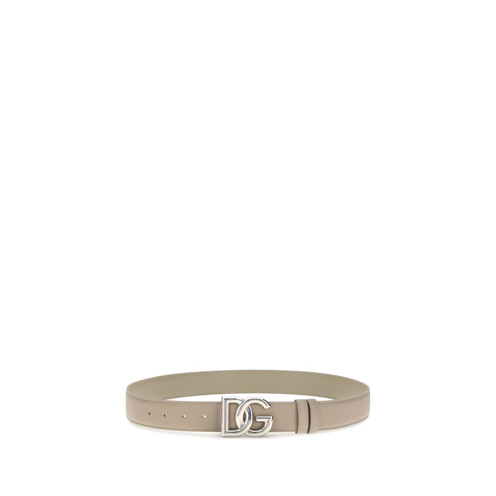Belt by Dolce & Gabbana for men in bos taurus calf leather beige, natural & palladium features a artisanal-chic design, artfully capturing the essence of the Bos Taurus Calf Leather Belt with a artisanal-chic finish.