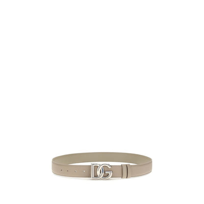 Belt by Dolce & Gabbana for men in bos taurus calf leather beige, natural & palladium features a artisanal-chic design, artfully capturing the essence of the Bos Taurus Calf Leather Belt with a artisanal-chic finish.