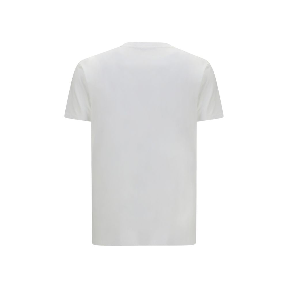 T-Shirt by Tom Ford for men in cotton white features an on trend silhouette, perfectly showcasing a on trend and crew neckline for an elevated aesthetic.