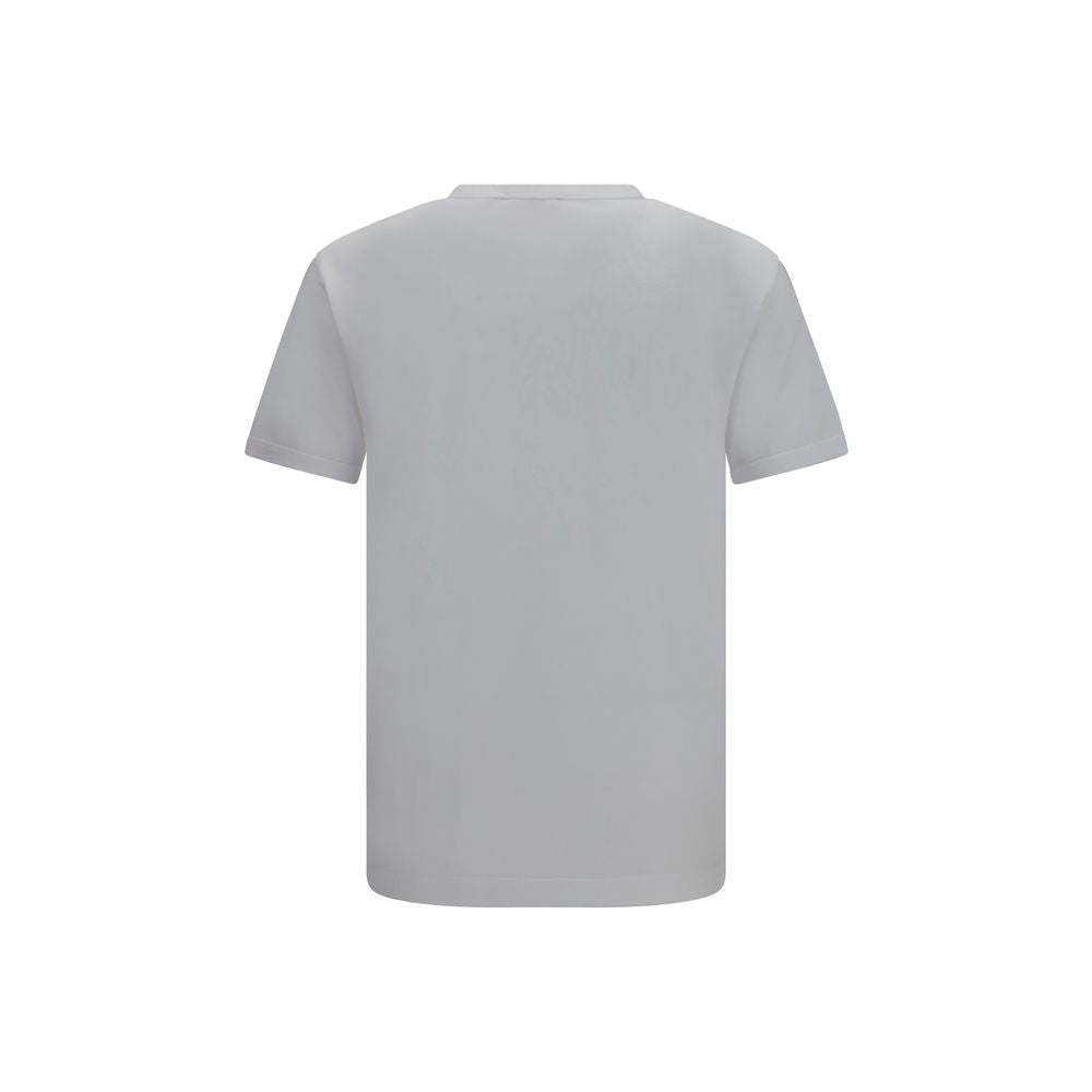 T-Shirt by Dolce & Gabbana for men in cotton white features a plush silhouette, showcasing a sophisticated crew neckline and for a truly plush finish.