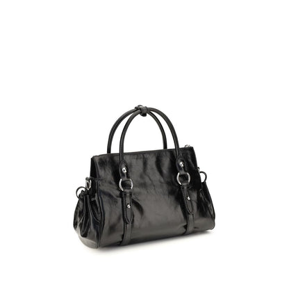 Crossbody Handbag by Miu Miu for women in bos taurus calf leather & plexiglass black features a exquisite silhouette, showcasing a secure zipper and exquisite with versatile crossbody-strap, shoulder-strap, adjustable-strap & handle for a exquisite finish.