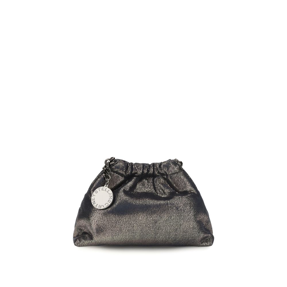 Mini Shoulder Drawstring Bag by Stella McCartney for women in polyester blue & signature features a effortless chic silhouette with a secure snap, zipper, drawstring & magnetic, ample , and versatile shoulder-strap & handle for a effortless chic finish.