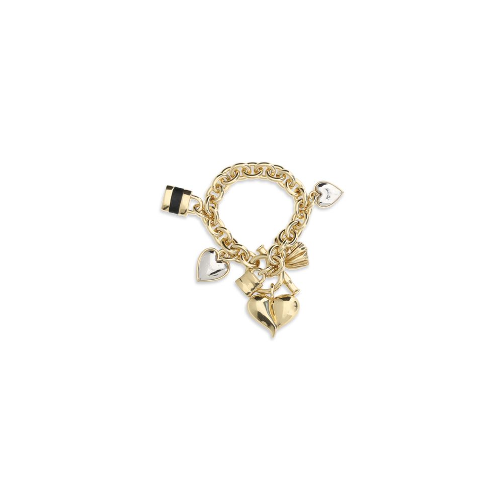 Bracelet by Chloé for women in bos taurus calf nappa & suede leather gold & signature showcases a luminous , artfully capturing the essence of the luminous Heart T Bar Women's Gold Brass Bracelet collection.