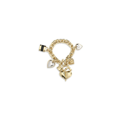 Bracelet by Chloé for women in bos taurus calf nappa & suede leather gold & signature showcases a luminous , artfully capturing the essence of the luminous Heart T Bar Women's Gold Brass Bracelet collection.