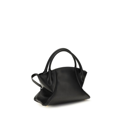 Small Crossbody Handbag by Balmain for women in bos taurus calf leather black, gold & signature presents a ornamental silhouette, showcasing a secure , ample , and versatile crossbody-strap, shoulder-strap, adjustable-strap & handle for a ornamental finish.