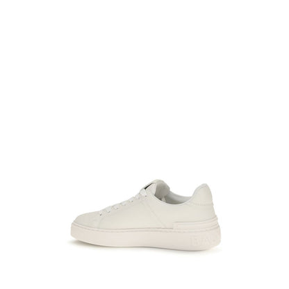 Athletic Sneakers Balmain women bos taurus calf leather white featuring a avant-garde Women's Athletic Bos Taurus Calf Leather Sneakers design with a avant-garde athletic style for a refined finish.