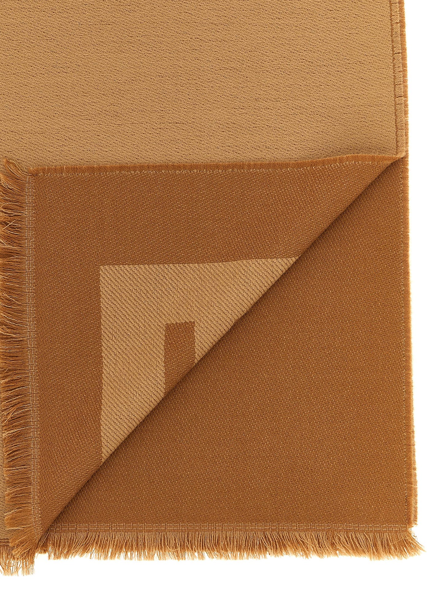 Fendi Virgin Wool Scarf - Brown