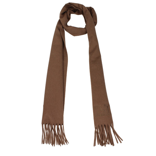 Scarf by Max Mara for women in cashmere brown features a snug silhouette, perfectly showcasing the elegant drape and premium finish of the Cashmere Scarf.
