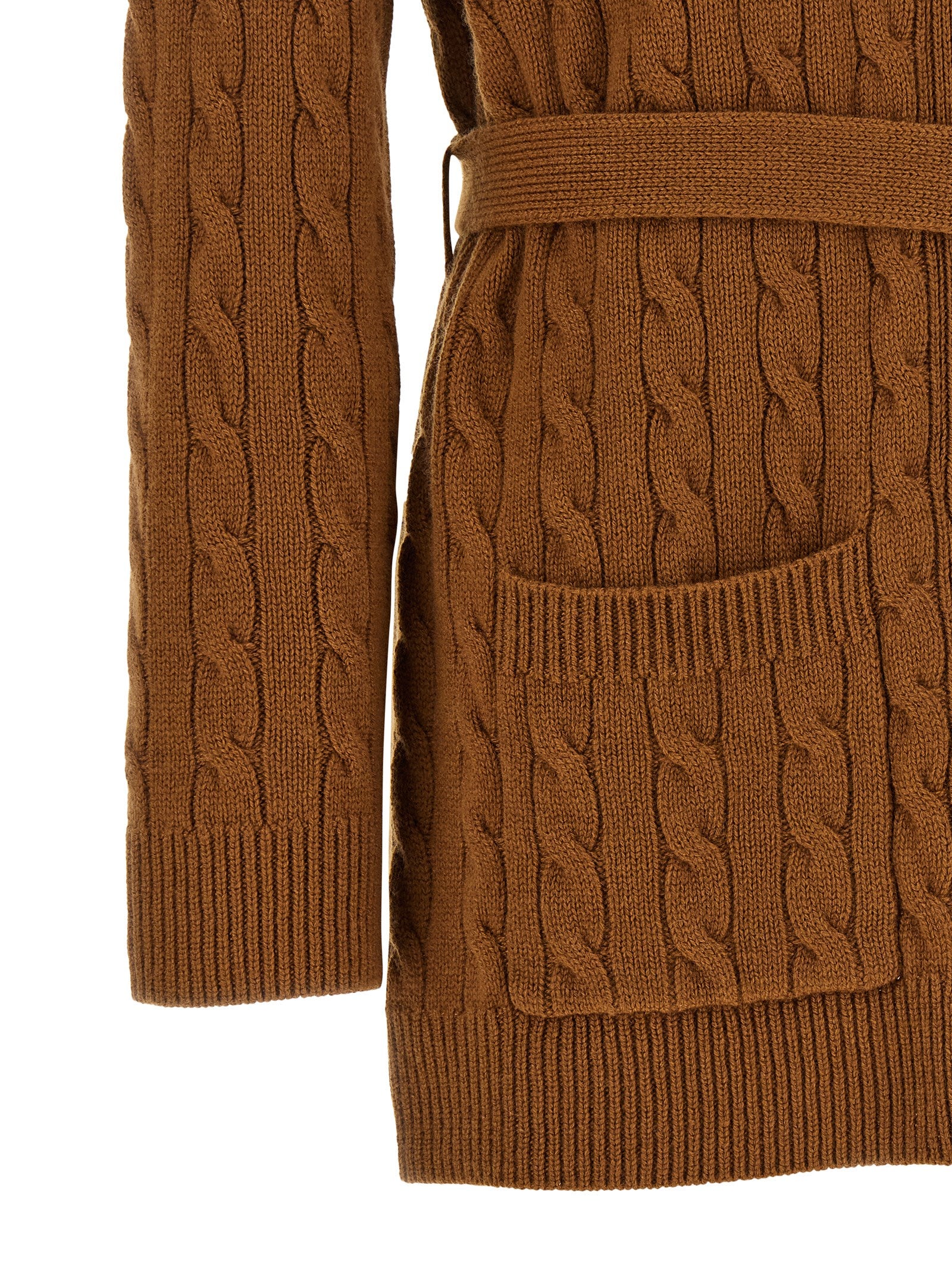 Cardigan by Valentino Garavani for women in cashmere & horn brown, horn & signature features an crisp silhouette, showcasing a sophisticated and detail for a truly crisp finish.