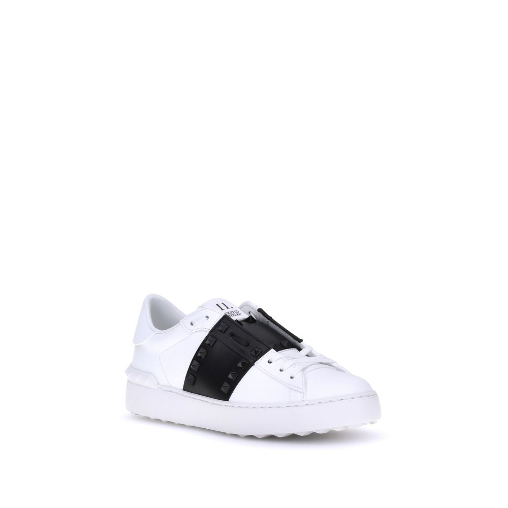 Sneakers by Valentino Garavani for women in bos taurus calfskin leather white presents a on trend silhouette from the Rockstud Women's Low Top Bos Taurus Calfskin Leather Sneakers collection, showcasing a on trend low-top style for an elevated aesthetic.