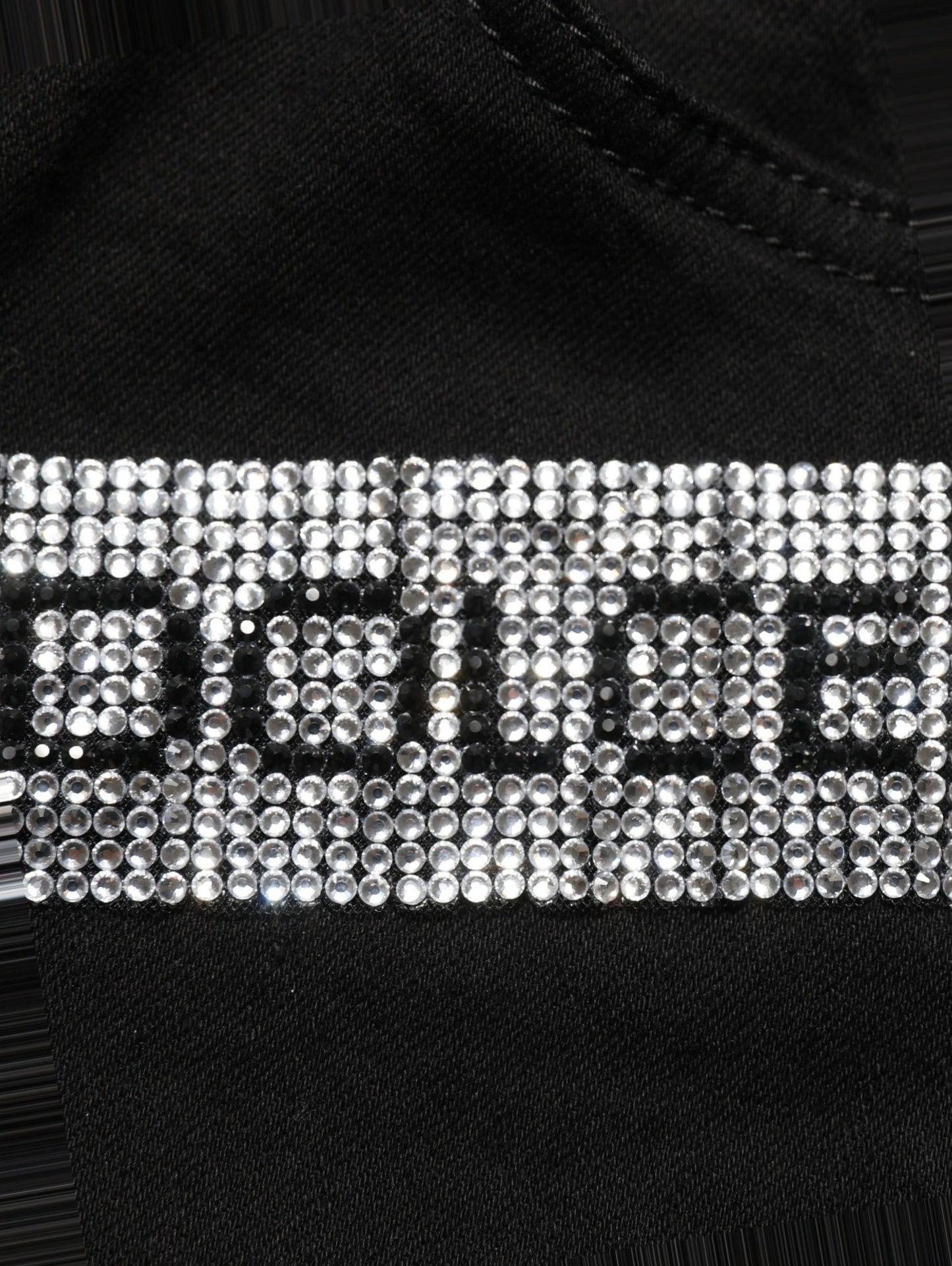 Dolce & Gabbana Black Grace Rhinestone HighWaist Denim Jeans