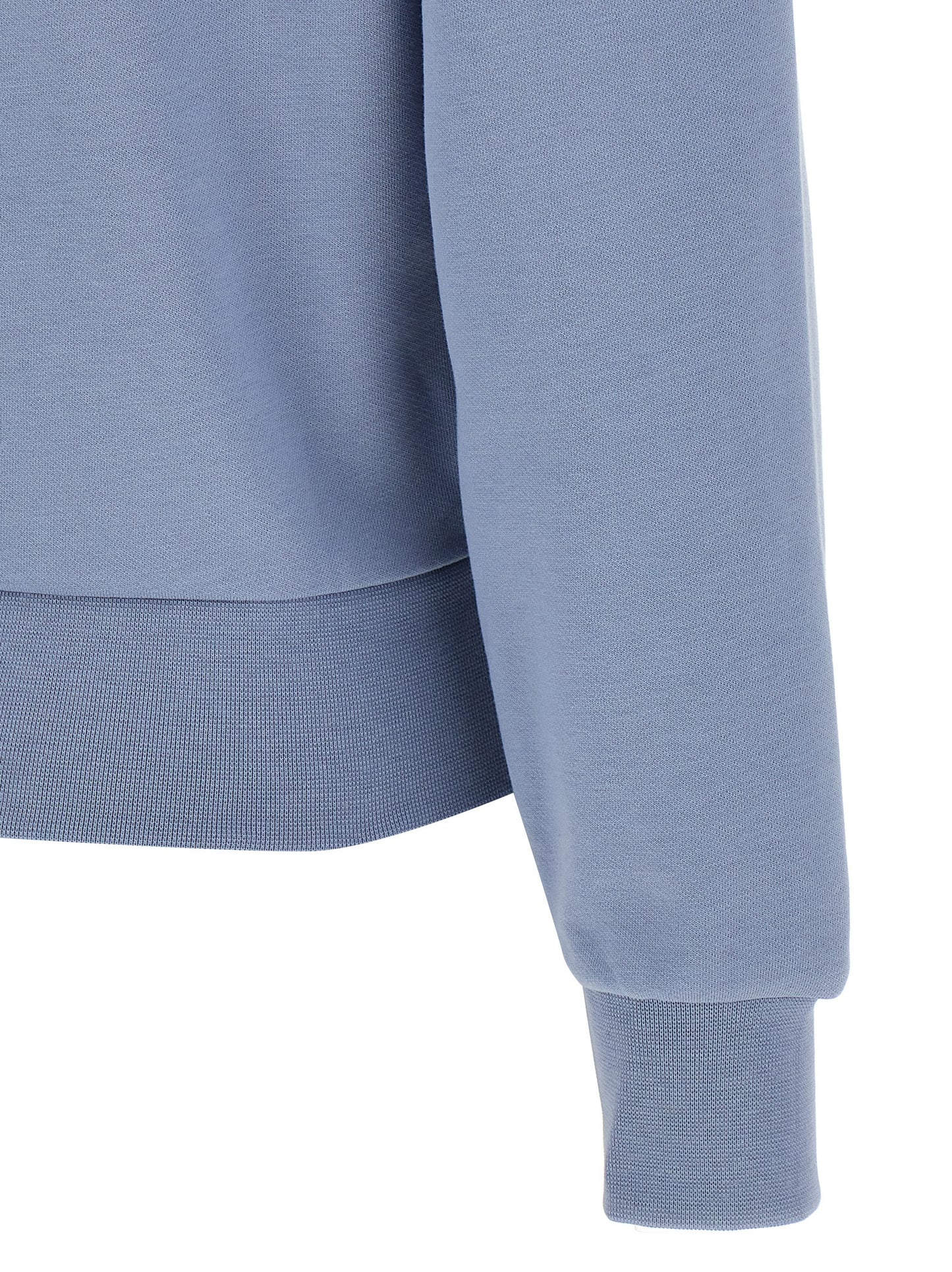 Activewear Sweatshirt by A.P.C. for women in organic cotton velvet light-blue showcases a athletic silhouette with sleeves, a athletic , and high-performance for a athletic aesthetic.