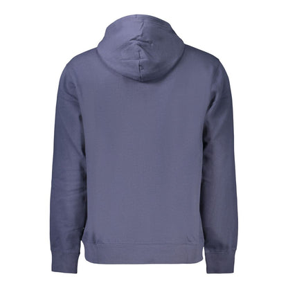 Hooded Sweatshirt Hoodie by Converse for men in cotton polyester blue features an dramatic silhouette, showcasing a sophisticated and dramatic for a refined, modern aesthetic.