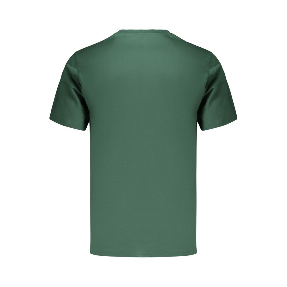 T-Shirt by Converse for men in cotton green & print showcases a fashionable silhouette, elegantly detailed with a fashionable and for a sophisticated, high-fashion look.