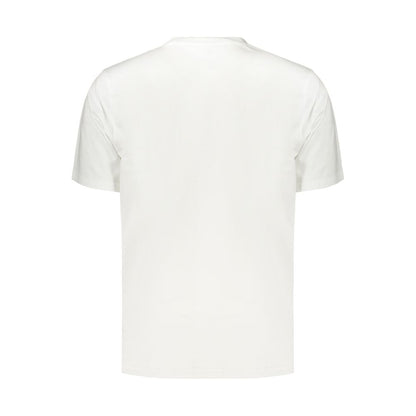 T-Shirt by Converse for men in cotton white & print features a plush silhouette, showcasing a sophisticated and for a truly plush finish.