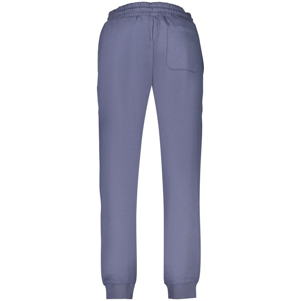 Joggers by Converse for men in cotton polyester blue features a polished silhouette with a polished regular-fit, reaching a polished long and finished with a polished .