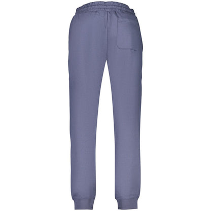 Joggers by Converse for men in cotton polyester blue features a polished silhouette with a polished regular-fit, reaching a polished long and finished with a polished .