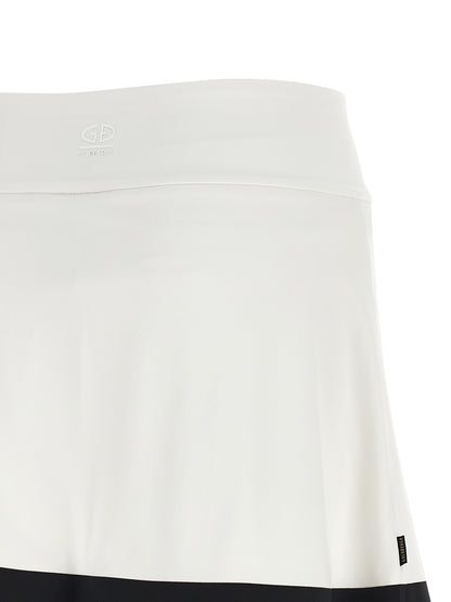 GOLDBERGH Women's Stretch Polyamide Bermuda Shorts - Bicolour Black White
