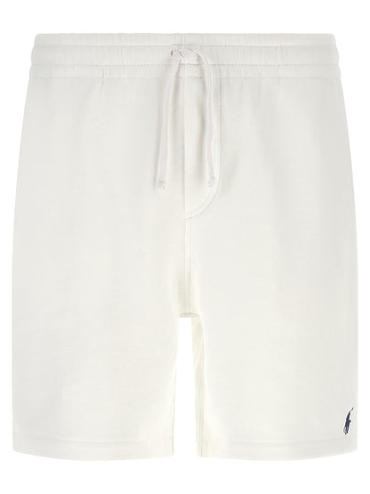 Polo Ralph Lauren White Cotton Bermuda Shorts