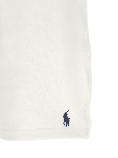 Polo Ralph Lauren White Cotton Bermuda Shorts
