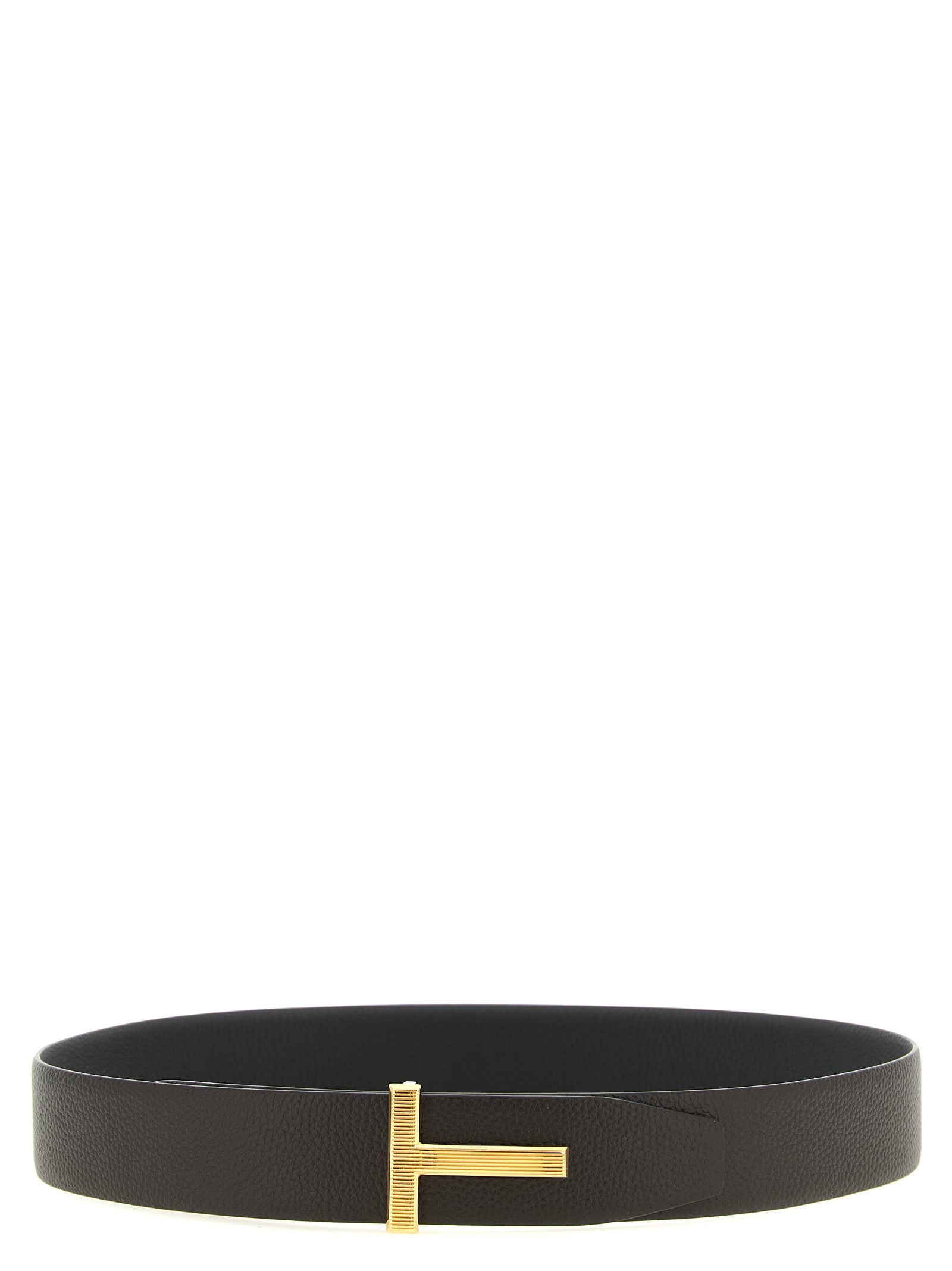Belt by Tom Ford for men in calfskin & brass black, brown, gold & multicolor features an distinguished design, perfectly showcasing the sophisticated craftsmanship of this distinguished Icon Calfskin & Brass Belt.